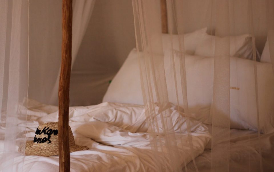 Interior de una Jaima en el campamento Kam Kam Dunes de Merzouga