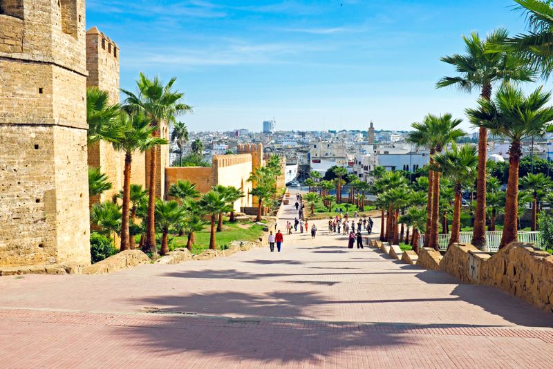 Tourism in Morocco Walking in Rabat doing tourism in Morocco